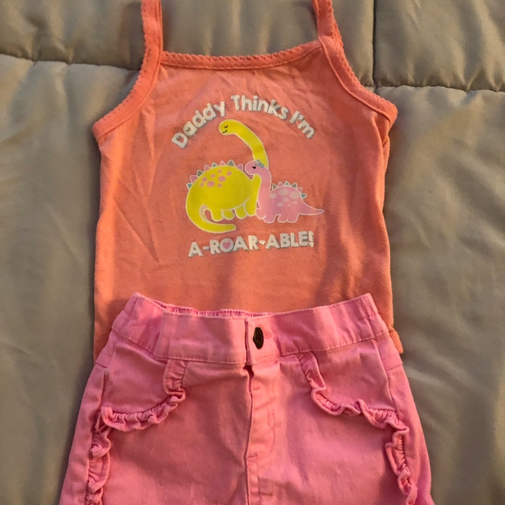 12 MO girls dinosaur outfit 💗